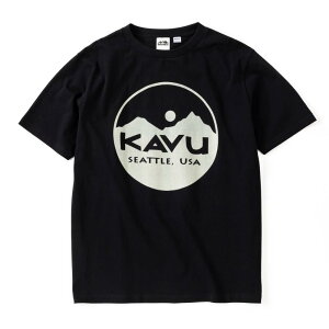�y�ő�P10�{�I4/11 1:59���zKAVU �J�u�[�m�����Y�n �T�[�N�����S T�V���c / Circle Logo Tee 19821827001 BKL
