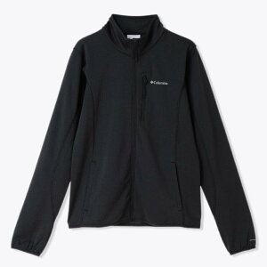 �y�ő�P10�{�I3/26 1:59���zColumbia �R�����r�A �G�b�Z���V�����n�C�N�O���b�h�t���[�X�t���W�b�v�m���f�B�[�X�n / �J���[�F010�iBlack�j/ W Essential Hike Grid Fleece Full Zip AR0670_010