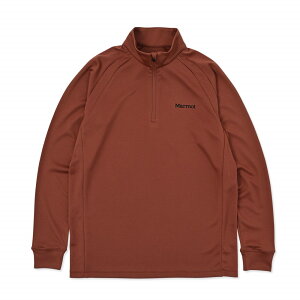 �y�N���A�����X�zMarmot �}�[���b�g �N���C���X�L���n�[�t�W�b�v�����O�X���[�u�m�����Y�n / �J���[�FC145/TRC�iTERRACOTTA/�e���R�b�^�j/ Climb Skin Half-Zip L/S MTFW25MLS079 TR