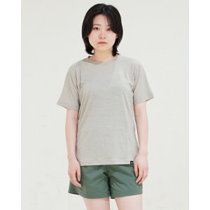 �y�ő�P5�{�I6/20 19:59���zFOREST WARDROBE �t�H���X�g���[�h���[�u / [�E�B�����Y] 150 �t�B�[�� �����m�e�B�[ / �J���[�FGRG�iGREIGE�j / Ws 150 FEEL MERINO TEE FW1402003_GREIG