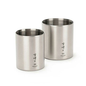 snow peak Xm[s[N ^X^bLO}O 300 / 450 ml Zbg / J[FXeXj/ Stacking Mug Set SET-123