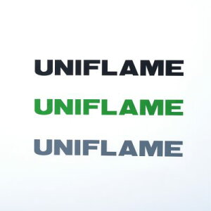 UNIFLAME jt[ UFSXebJ[ gIII / J[F3FZbg/ UL Logo Sticker L TRIO II 690147