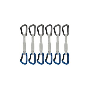 yőP15{I9/11 1:59zMAMMUT }[g [Nz[X L[bN 17 Z`[g 6|pbN QD/ J[F33275iStraight Gate/Bent Gate Key Lock, grey-bluej/ Workhorse Keylock 17 cm 6-Pack Quickdraws 2040-02581_3327