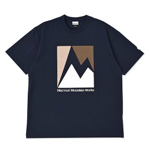 �y�N���A�����X�z Marmot �}�[���b�g / �N���b�N �e�B�[�V���c / �J���[�FC005�iNAVY�j / Crack T-Shirts MTMST063_C005