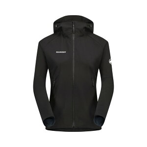 �y�ő�P5�{�I10/31���zNEW! MAMMUT �}���[�g �}�N�� 2.0 �\�t�g�V�F�� �t�[�f�b�h �W���P�b�g �A�W�A���t�B�b�g�m���f�B�[�X�n / �J���[�F0001�iblack�j/ Macun 2.0 SO Hooded Jacket AF Women 106105-0001