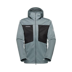 NEW! MAMMUT �}���[�g �A���e�B���C�g 8 �\�t�g�V�F�� �t�[�f�b�h �W���P�b�g �A�W�A���t�B�b�g�m�����Y�n / �J���[�F00791�istrata-black�j/ Ultimate VIII SO Hooded Jacket AF Men 1011-02650 00791