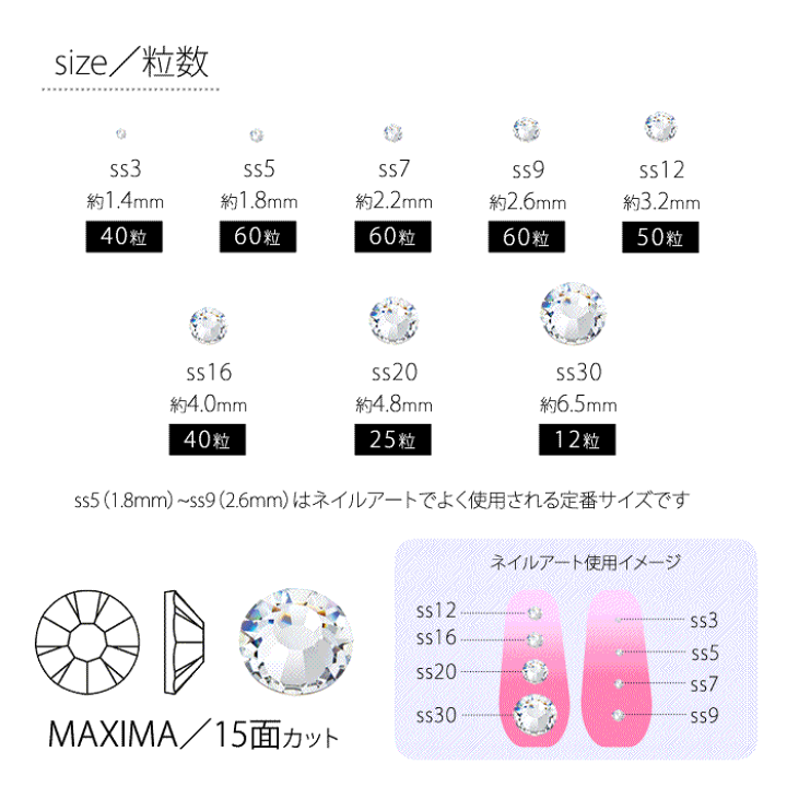 楽天市場】ラインストーン【プレシオサ PRECIOSA】スワロ 代用 カラー