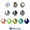 preciosa プレシオサ ハンドメイド ビーズ 小分け 新色 / 特殊加工カラー 3mm 4mm 5mm 6mm そろばん 型 ガラス ソロバン チェコビーズ アクセサリー パーツ スワロフスキー 代用 ロンデル 3mm