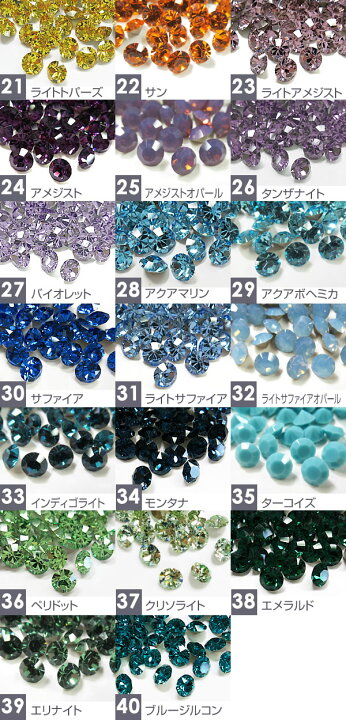 楽天市場】プレシオサ PRECIOSA チャトン vカットストーン (埋め込み 