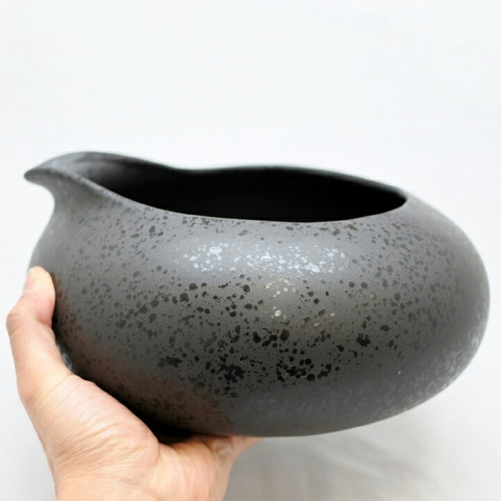 楽天市場 テラリウム ビオトープ 陶器鉢 睡蓮鉢 メダカ めだか コケリウム 苔 コケ 苔テラリウム 苔リウム アクアリウム アクアテラリウム 水槽 観葉植物 園芸 ハイドロカルチャー ガーデニング グリーン インテリア 緑 苔盆栽 ビオトープ鴨口陶器鉢 黒 コケの
