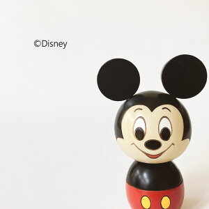 ミッキー こけし 【Disneyzone】 【 卯三郎こけし 】 Disney プレゼント ギフト かわいい おうち時間 暮らし stayhome 癒し インテリア 木製 日本製 伝統工芸品 贈り物 卯三郎 母の日 卯三郎こけし 雑