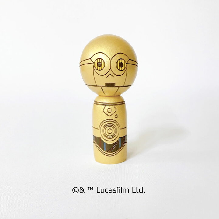楽天市場】STAR WARS C-3PO こけし 【 卯三郎こけし 】 スターウォーズ 