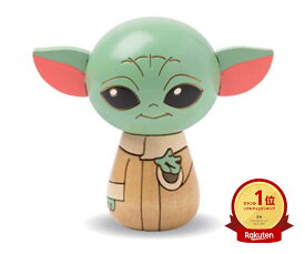 STAR WARS グローグー （ ベビーヨーダ ） こけし 【 卯三郎こけし 】 スターウォーズ プレゼント ギフト かわいい マンダロリアン インテリア 木製 日本製 伝統工芸品 父の日 贈り物 置物 グッズ スターウォーズ キャラクター ライトセイバー フィギュア フォース マスター