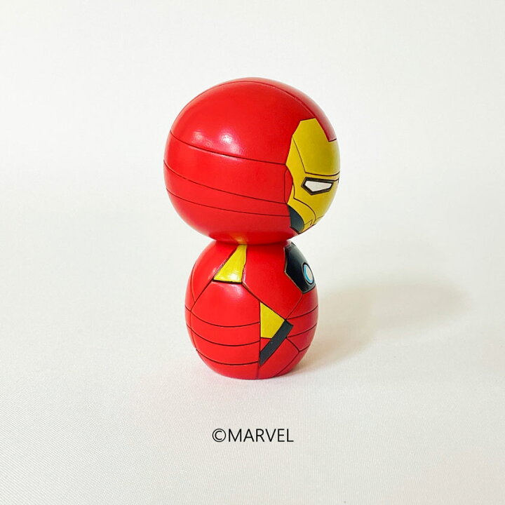 楽天市場】MARVEL こけし アイアンマン 【 卯三郎こけし 】 プレゼント 