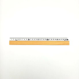定規 30cm アルミx天然木で高級感のある 無垢材 旭川家具 国産 木製 自然派 定規 ものさし RULER ウォルナット チェリー マホガニー メープル プレゼント ギフト 祝い