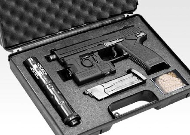 楽天市場】4点セット 東京マルイ ソーコム Mk23 固定スライドガスガン 