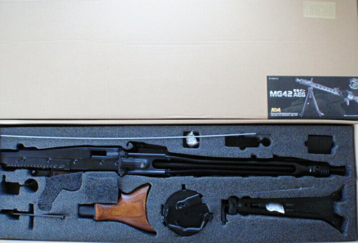 楽天市場】ドイツ軍 S&T MG42 AEG マシンガン 電動ガン 18歳以上用 銃 