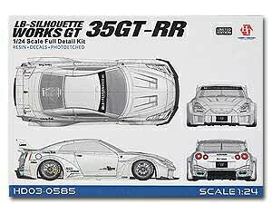 �z�r�[�f�U�C�� HOBBY DESIGN 1/24 LB-�V���G�b�g���[�N�X GT 35GT-RR �t���f�B�e�B�[���L�b�g ���W�� �G�b�`���O�p�[�c �͌^ (hd03-0585)