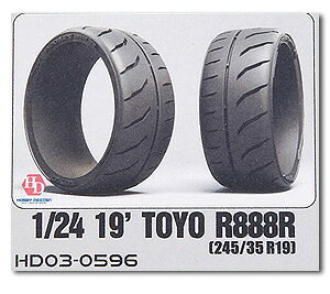 zr[fUC HOBBY DESIGN 1/24 g[[ ^C R888R 245/35 R19 Ԗ͌^ Toyo (03-0596)