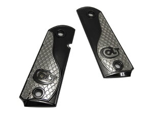 �A�����J US �O���b�v Colt �R���g M1911 ���^�� �O���b�v �t���T�C�Y 110g ���f���K�� �G�A�K�� �K�X�K�� ���e�p �O���b�v�X�N�����[�t (m1911metalgrips) �S4�F M1911�t���T�C�Y�O���b�v