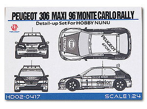 yP10{ȏISiI11/20 20:00`Iz zr[fUC HOBBY DESIGN 1/24 vW[ 306 }LV WRC eJ 1996 fBeB[Abvp[c NUNU (hd02-0417)