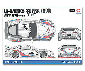 zr[fUC HOBBY DESIGN 1/24 X[v LB [NX A90 Ver.D gXLbg W Ԗ͌^ (hd03_0610)