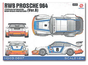zr[fUC HOBBY DESIGN 1/24 RWB |VF 964 Ver.B tfBeB[ Lbg W Ԗ͌^ (hd03_0607)