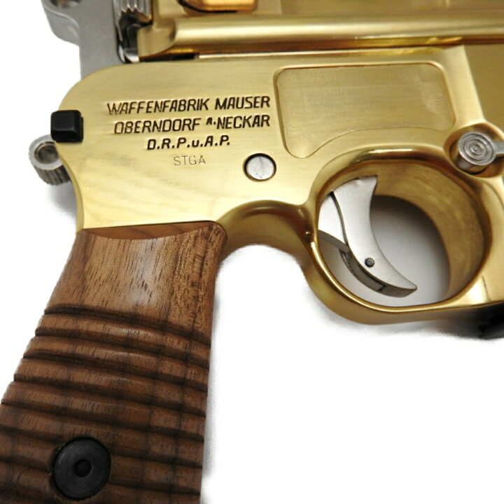 楽天市場】マルシン ドイツ軍 モーゼル M712 徳国製刻印 金メッキ PF 
