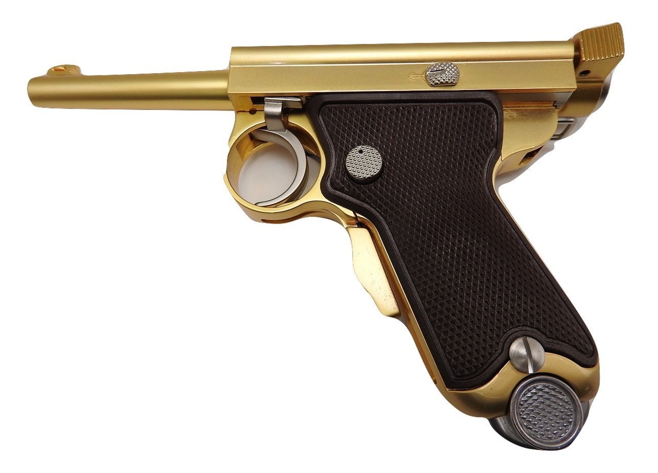 楽天市場】マルシン 南部式小型自動拳銃 ベビーナンブ 発火モデルガン 