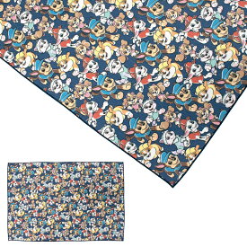 【パウ・パトロール】ランチクロス マルチクロス テーブルクロス ランチョンマット ナフキン 風呂敷 入園 入学 通園 通学 キャラクター グッズ 手作り ハンドメイド お弁当 給食 遠足 かわいい 男の子 女の子 キッズ 学校 幼稚園 kokka コッカ ネイビー パウパト
