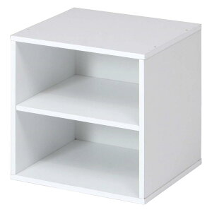 �s��f��(Fujiboeki) �L���[�u�{�b�N�X 2�i ��34.5×���s29.5×����34.5cm �z���C�g ���[ �J���[�{�b�N�X �g�ݍ��킹���R 81904