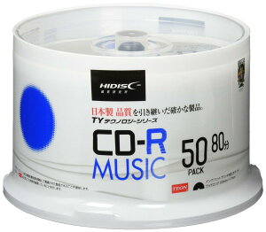 yTYeNmW[V[YzHIDISC CD-R yp 40{ 80 zCgChv^u XshP[X 50