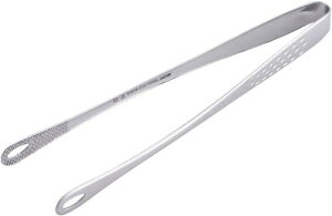 下村企販 薬味の取り分けに便利な ミニトング 【日本製】 スリムで使いやすい 菜箸トング 汚れがたまりにくい1枚加工 食洗器対応 全長15cm ステンレス 仙武堂 燕三条 44410