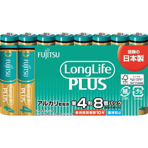 FDK(��) �x�m�� �A���J�����d�r�P4 Long Life Plus 8�p�b�N LR03LP(8S)