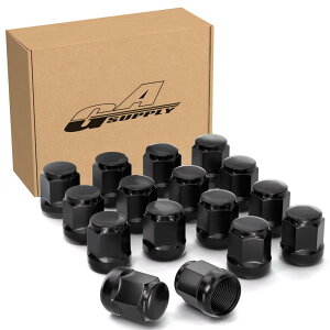 GAsupply �w�z���_�x�����^�C�v �ԗp�z�C�[���i�b�g M12 x P1.5 ���ʍ� 19HEX ����25mm �X�`�[���� �V���[�g ���O�i�b�g 16�Z�b�g �u���b�N