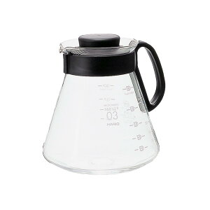 HARIO (�n���I) V60 �����W�T�[�o�[ 800ml 2~6�t�p �u���b�N �R�[�q�[ �n���h�h���b�v �ϔM�K���X ���{�� XVD-80B