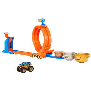 zbgEB[(Hot Wheels) X^[gbN gtB[ `W ~jJ[1t 蕨 vCZbg 4΂ IW JBX64