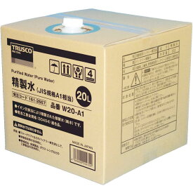 TRUSCO(トラスコ) 精製水 20L JIS規格A1相当 W20-A1
