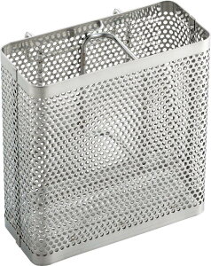 ヨシカワ 水切りラック 水切りかご 日本製 カトラリーポケット 足なし 箸 仕切りあり 幅9.4×奥行5.6×高さ10cm 1621057 食器 水切り カゴ 台所 シンク トレー キッチン バスケット