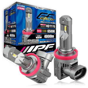 IPF wbhCg tHOv LED ԗp H8 H11 H16 4000lm 6500K zCg 12Vp 2{ ԌΉ hCo[jbǧ^ pt@ nQTCY^ tȒP EV[Y E101HFBW