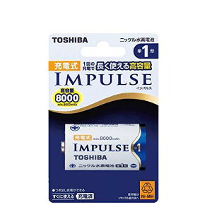 TOSHIBA jbPfdr [dIMPULSE eʃ^Cv P1`[dr(min.8,000mAh) 1{ TNH-1A