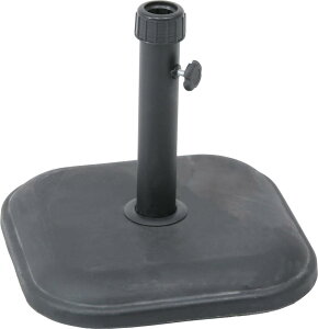 不二貿易 パラソルベース 11kg 幅36×奥行36×高さ33 ブラック ガーデン パラソルスタンド ボルト固定 75816