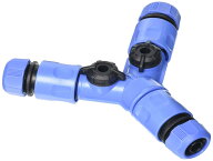 セフティー3(Safety-3) 蛇口 ホース分岐コネクター 2方向 12~15内径対応 中間コック付 SSK-6