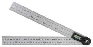 シンワ測定(Shinwa Sokutei) デジタルプロトラクター ホールド機能付 30cm 62496