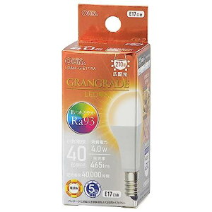 I[(OHM) d@ LEDd` E17 40`/40W dF Ra93F Ή fMގ{HΉ ~jNvg` 5N LDA4L-G-E17 RA 06-5557