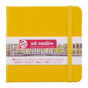 Talens Art Creation Royal �^�[�����X �A�[�g�N���G�[�V�����X�P�b�`�u�b�N �G��`���蒠 12×12cm �S�[���f���C�G ���[ T9314-114M 441793