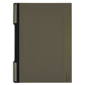 �R�N��(KOKUYO) �N���b�v�m�[�g BIZRACK A4 �I���[�u�O���[�� �m-BRCN202DG
