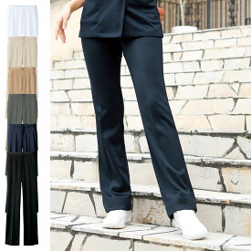 【12/10限定!ポイント5倍】アクティブストレッチ・ネオ シガレットパンツ(S〜5L)【エステ ユニフォーム ネイビー 医療 ナース 看護師 白衣 女性 サロン 受付 制服 クリニック 美容 大きいサイズ ナースリー 人気 おすすめ】2126