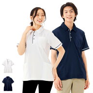 【18日限定!ポイント最大4倍】透けにくい接触冷感ポロシャツ 【看護 介護 病院 保育士 ケア ヘルパー ユ…