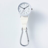 [25%OFFクーポン]ALL WHITE カラビナウォッチ(NEWホワイト) 【楽天スーパーセール ナース 小物 グッズ 看…